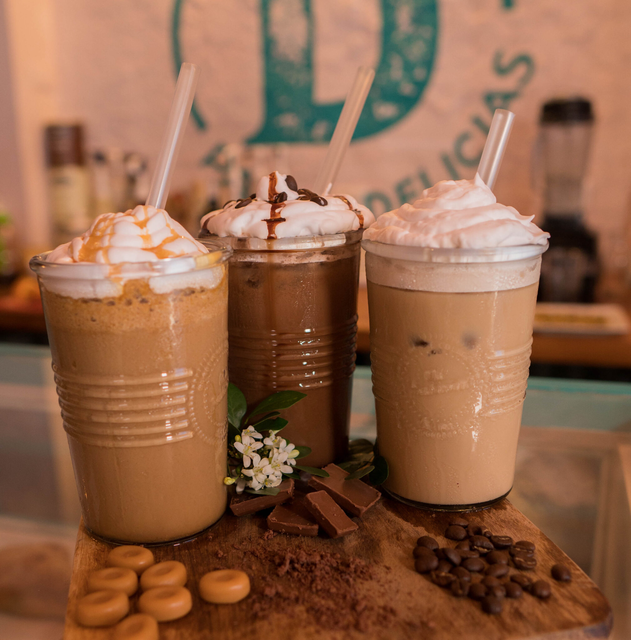 Bebidas frías de Delirio